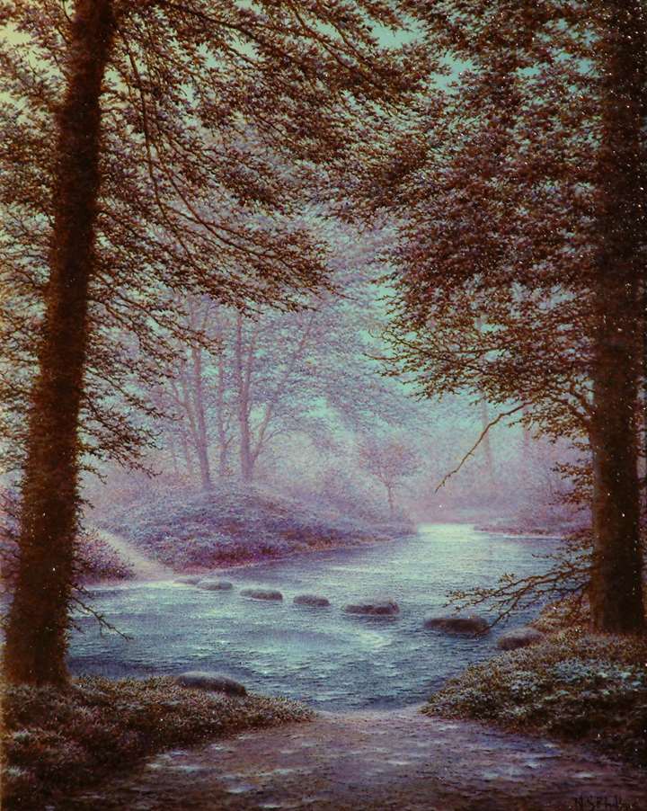 Summer Night - Lamorna Valley, Cornwall
